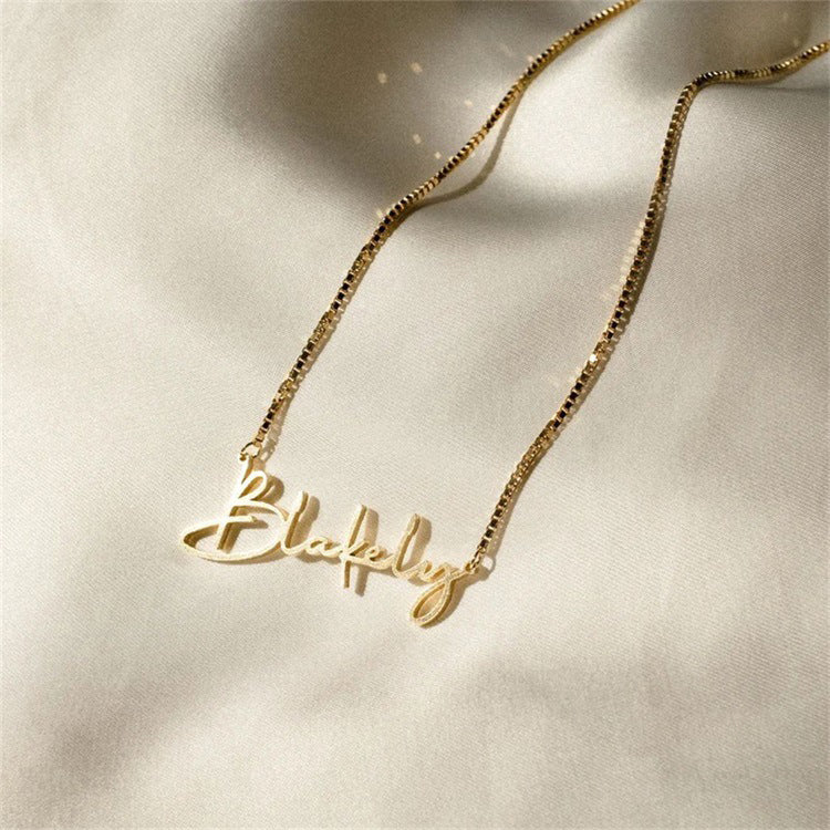 Mix & Match Custom Signature Name Necklace
