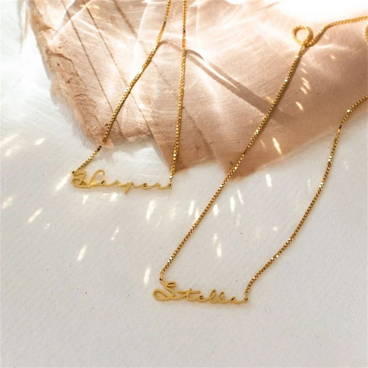 Mix & Match Custom Signature Name Necklace