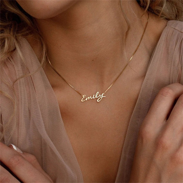 Mix & Match Custom Signature Name Necklace